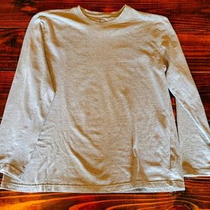 Men's Long Sleeve Gray Tee